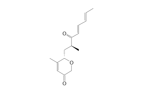 [R-(R*,R*S*)-(E,E)]-(5,6-DIHYDRO-3-METHYL-4-OXO-2H-PYRAN-2-YL)-2-METHYL-4,6-OCTADIEN-3-ONE