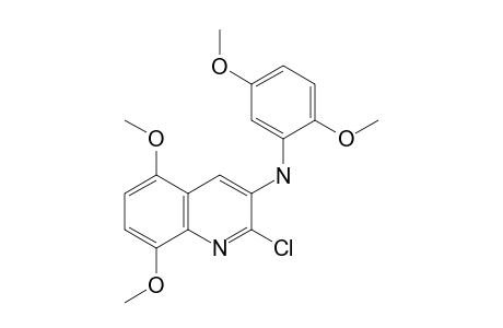 (2-chloro-5,8-dimethoxy-3-quinolyl)-(2,5-dimethoxyphenyl)amine