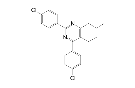 2,4-bis(4-chlorophenyl)-5-ethyl-6-propylpyrimidine