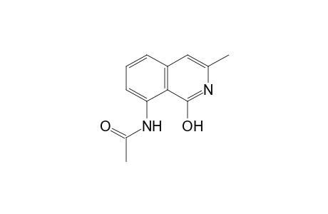 Acetamide, N-(1-hydroxy-3-methyl-8-isoquinolinyl)-