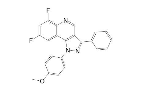 6,8-difluoro-1-(4-methoxyphenyl)-3-phenyl-1H-pyrazolo[4,3-c]quinoline