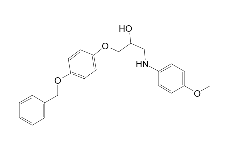 1-(4-benzoxyphenoxy)-3-(p-anisidino)propan-2-ol