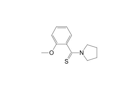 (2-methoxyphenyl)-(1-pyrrolidinyl)methanethione