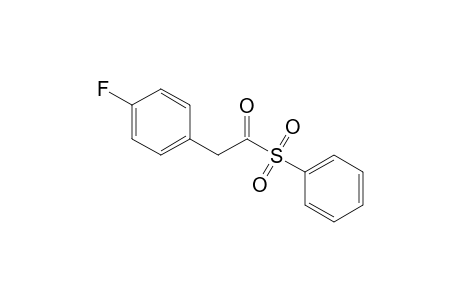 p-Fluorophenyl-2-phenylsulfonylethan-2-one