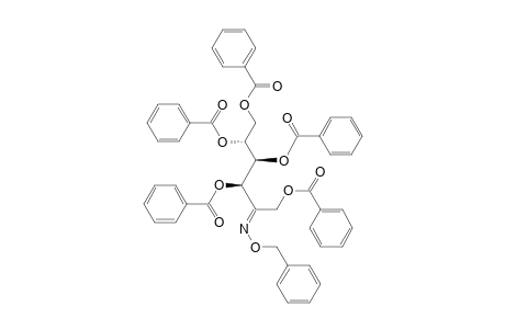 D-Fructose, O-(phenylmethyl)oxime, 1,3,4,5,6-pentabenzoate