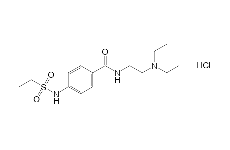 N-[2-(diethylamino)ethyl]-p-(ethylsulfonamido)benzamide, monohydrochloride