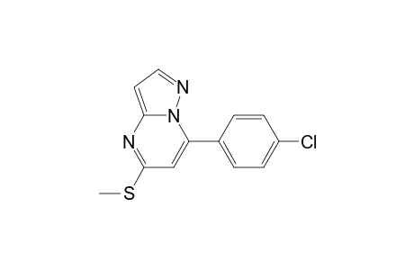 7-(4-chlorophenyl)-5-(methylthio)pyrazolo[1,5-a]pyrimidine