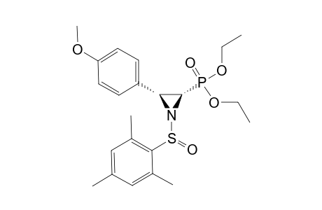 [S-(S),2S,3R]-(+)-N-(2,4,6-MESITYLSULFINYL)-3-(PARA-METHOXYPHENYL)-AZIRIDINE-2-PHOSPHONATE