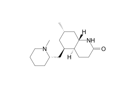 2(1H)-Quinolinone, octahydro-7-methyl-5-[(1-methyl-2-piperidinyl)methyl]-, [4a.alpha.,5.beta.(S*),7.alpha.,8a.beta.]-(.+-.)-