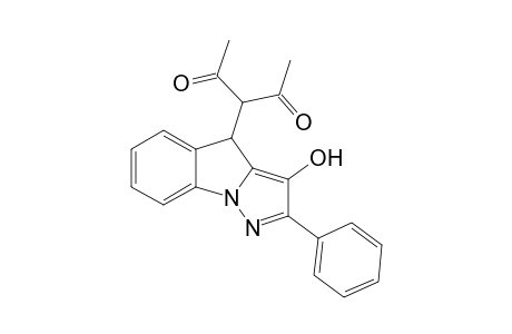 3-[4-(3-Hydroxy-2-phenyl-4H-pyrazolo[1,5-a]indolyl)]pent-2,4-dione