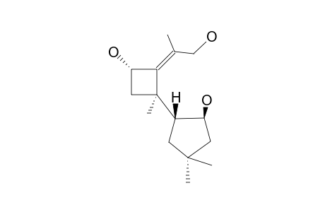 (1S,2R)-2-[(1R,2E,3S)-3-hydroxy-2-(1-hydroxypropan-2-ylidene)-1-methylcyclobutyl]-4,4-dimethylcyclopentan-1-ol