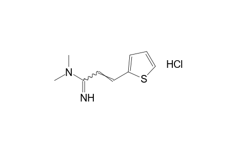 N,N-dimethyl-2-thiopheneacrylamidine monohydrochloride