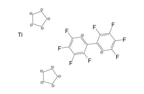 Titanium, bis(.eta.5-2,4-cyclopentadien-1-yl)(3,3',4,4',5,5',6,6'-octafluoro[1,1'-biphenyl]-2,2'-diyl)-