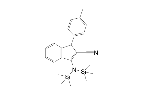 3-[Bis(trimethylsilyl)amino]-1-p-tolyl-1H-indene-2-carbonitrile