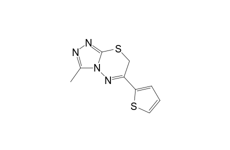 3-Methyl-6-(2-thienyl)-7H-[1,2,4]triazolo[3,4-b][1,3,4]thiadiazine