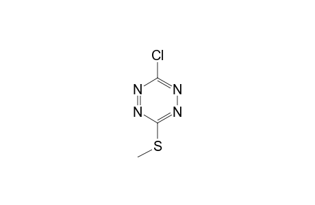 1,2,4,5-Tetrazine, 3-chloro-6-(methylthio)-