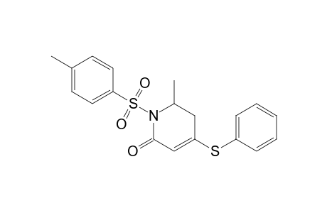 6-Methyl-1-[(4-methylphenyl)sulfonyl]-4-(phenylthio)-5,6-dihydro-2-pyridinone