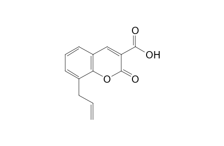 8-allyl-2-oxo-2H-1-benzopyran-3-carboxylic acid