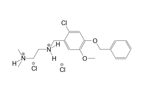 N~1~-[4-(benzyloxy)-2-chloro-5-methoxybenzyl]-N~2~,N~2~-dimethyl-1,2-ethanediaminium dichloride