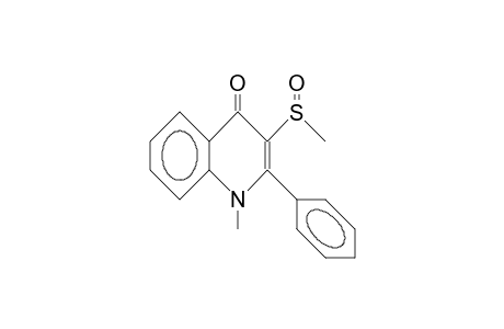 1-Methyl-3-(methylsulfinyl)-2-phenyl-4(1H)-quinolone