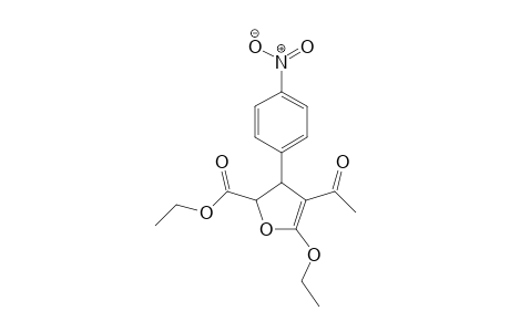 Ethyl 4-Acetyl-5-ethoxy-2,3-dihydro-3-(4-nitrophenyl)furan-2-carboxylate