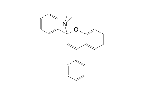 2H-1-benzopyran-2-amine, N,N-dimethyl-2,4-diphenyl-