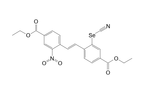 Diethyl 2-Nitro-2'(selenocyanato)-E-stilbene-4,4-dicarboxylate