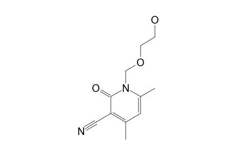 4,6-DIMETHYL-1-(2-HYDROXYETHOXYMETHYL)-2-OXO-1,2-DIHYDROPYRIDINE-3-CARBONITRILE