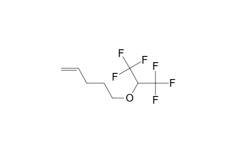 Pent-4-enyl 2,2,2-trifluoro-1-trifluoromethylethyl ether