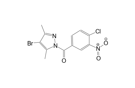 Methanone, (4-bromo-3,5-dimethyl-1-pyrazolyl)(4-chloro-3-nitrophenyl)-