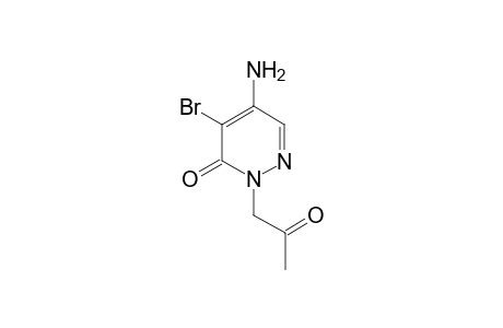 2-Acetylmethyl-4-bromo-5-aminopyridazin-3-one