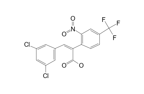 .alpha.-[2-Nitro-4-trifluoromethylphenyl]-3,5-dichlorocinnamic acid