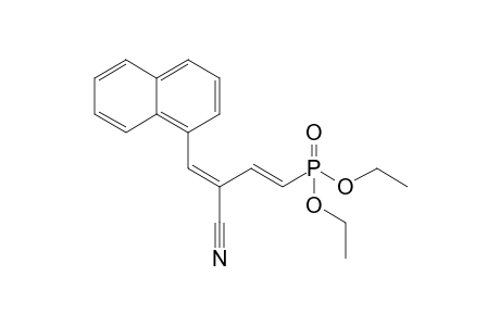 Diethyl (1E,3Z)-3-cyano-4-naphthylbuta-1,3-dienylphosphonate