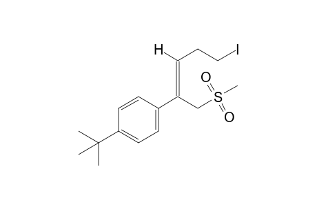 (Z)-2-(p-tert-butylphenyl)-5-iodo-2-pentenyl methyl sulfone