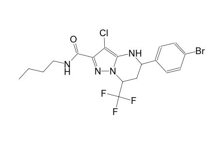 5-(4-bromophenyl)-N-butyl-3-chloro-7-(trifluoromethyl)-4,5,6,7-tetrahydropyrazolo[1,5-a]pyrimidine-2-carboxamide