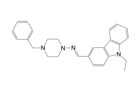 4-benzyl-N-[(E)-(9-ethyl-9H-carbazol-3-yl)methylidene]-1-piperazinamine