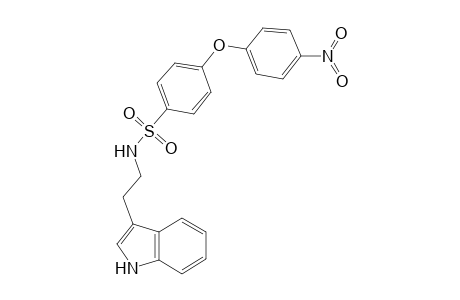 N-[2-(1H-indol-3-yl)-ethyl]-4-(4-nitro-phenoxy)-benzenesulfonamide