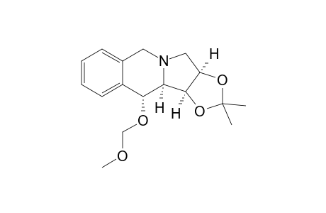 (1S,2R,10R,10aR)-(+)-1,2-(Isopropylidenedioxy)-10-methoxymethoxy-1,2,3,5,10,10a-hexahydrobenzo[f]indolizine