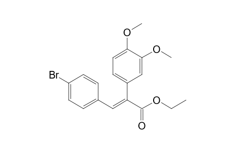 (E)-3-(4-bromophenyl)-2-(3,4-dimethoxyphenyl)-2-propenoic acid ethyl ester