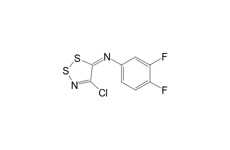 N-(4-Chloro-5H-1,2,3-dithiazol-5-ylidene)-3,4-difluoroaniline