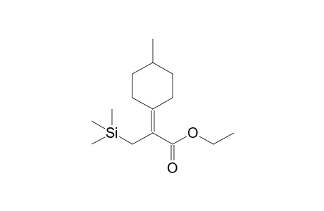 Ethyl 2-(4-methylcyclohexylidene)-3-(trimethylsilyl)propanoate