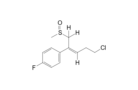 (Z)-5-chloro-2-(p-fluorophenyl)-2-pentenyl methyl sulfoxide