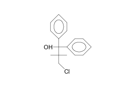 3-Chloro-2,2-dimethyl-1,1-diphenyl-1-propanol