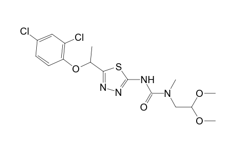 Urea, N'-[5-[1-(2,4-dichlorophenoxy)ethyl]-1,3,4-thiadiazol-2-yl]-N-(2,2-dimethoxyethyl)-N-methyl-