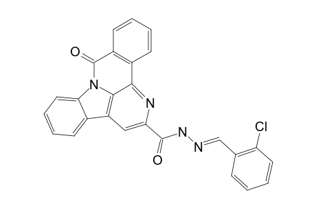 N'-(2-CHLOROBENZYLIDENE)-6-OXO-BENZO-[4,5]-CANTHINE-2-CARBOHYDRAZIDE