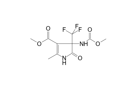 Methyl 4-[(methoxycarbonyl)amino]-2-methyl-5-oxo-4-(trifluoromethyl)-4,5-dihydro-1H-pyrrole-3-carboxylate