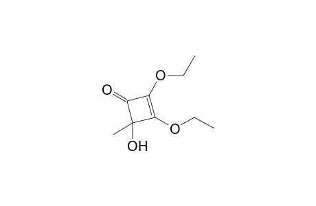 2,3-Diethoxy-4-hydroxy-4-methyl-2-cyclobutenone