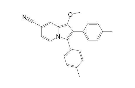 1-Methoxy-2,3-bis(4-methylphenyl)-7-indolizinecarbonitrile