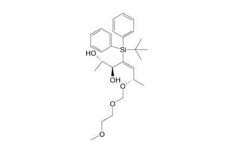 (2S,3S,6S)-4-[(1',1'-Dimethylethyl)diphenylsilyl]-6-[(2'-methoxyethoxy)methoxy]-4-heptene-2,3-diol