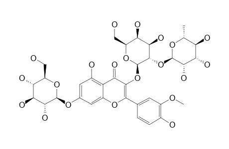 ISORHAMNETIN-3-O-ALPHA-L-RHAMNOPYRANOSYL-(1->2)-BETA-D-GALACTOPYRANOSIDE-7-O-BETA-D-GLUCOPYRANOSIDE